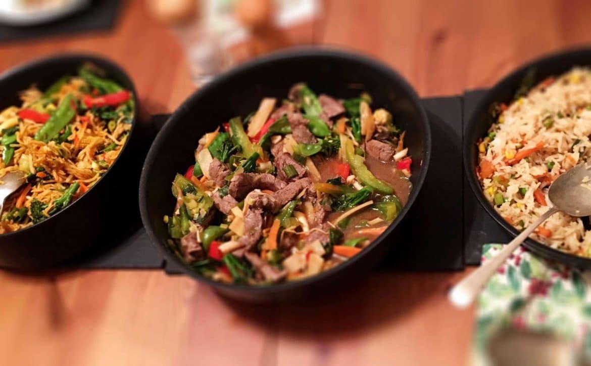 Stir-fried Beef, Ginger & Spring Onions With Added Speed pinchofnom.com