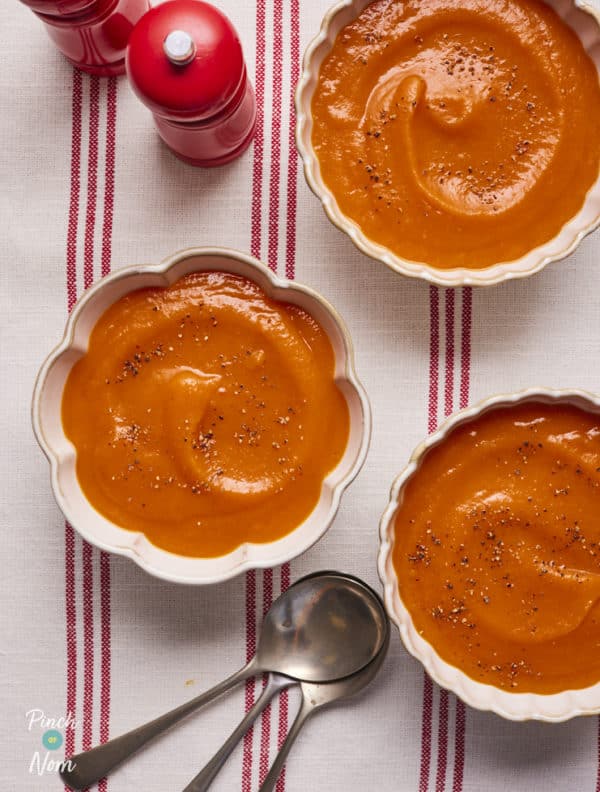 Speedy Tomato Soup pinchofnom.com