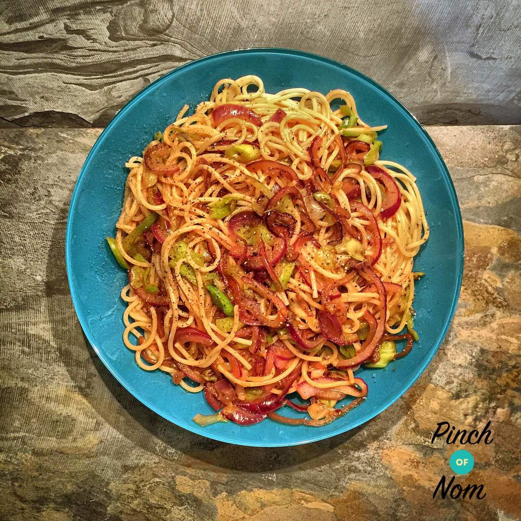 Marmite Pasta - Pinch of Nom Slimming Recipes