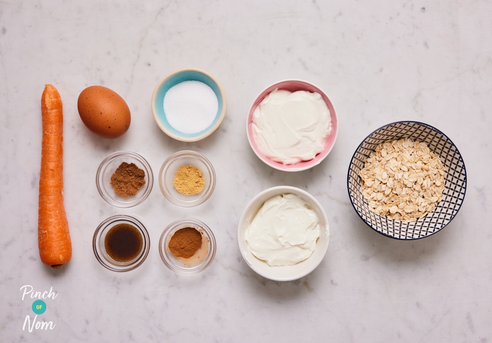 Carrot Cake with Cream Cheese Frosting - Pinch of Nom Slimming Recipes