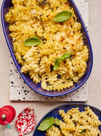 Cheesy Pasta pinchofnom.com