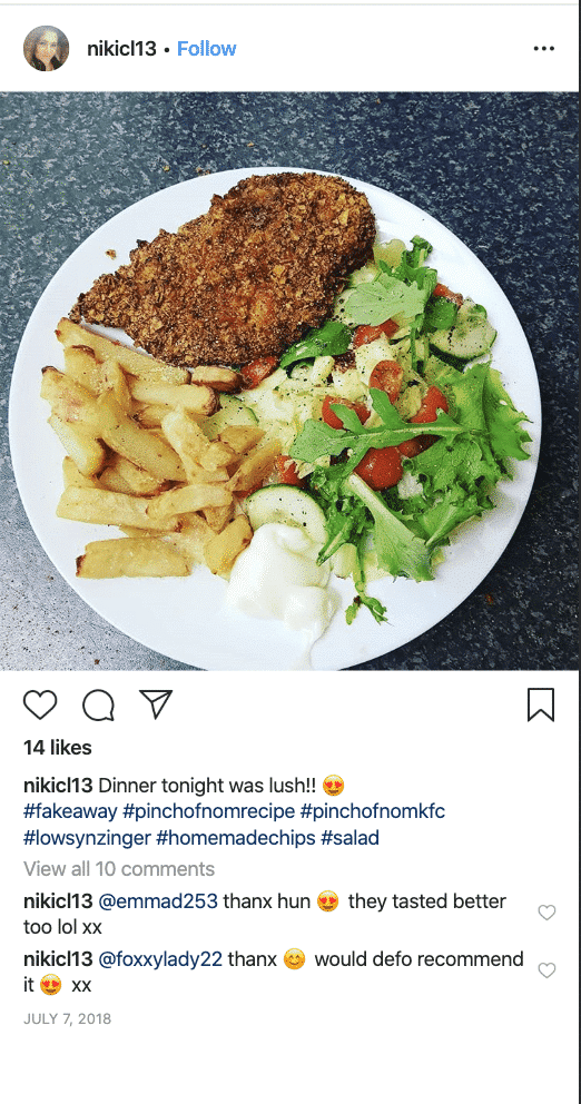 KFC Fakeaway - Pinch of Nom Slimming Recipes