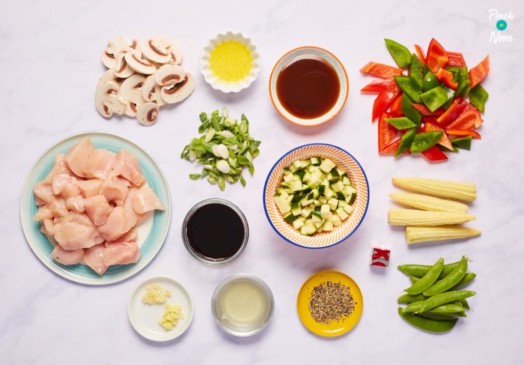 Chicken in Black Pepper - Pinch of Nom Slimming Recipes