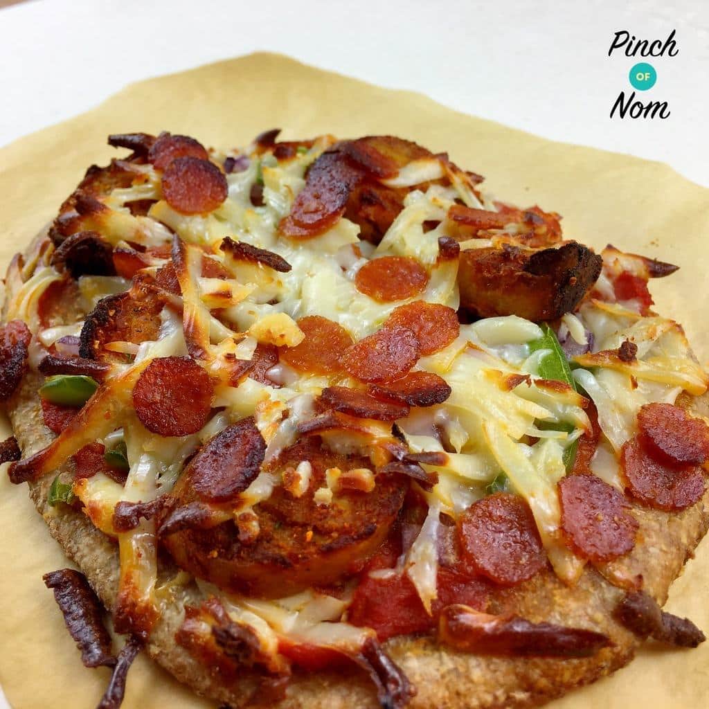 Dominos Fakeaway Pepperoni Passion Pizza pinchofnom.com
