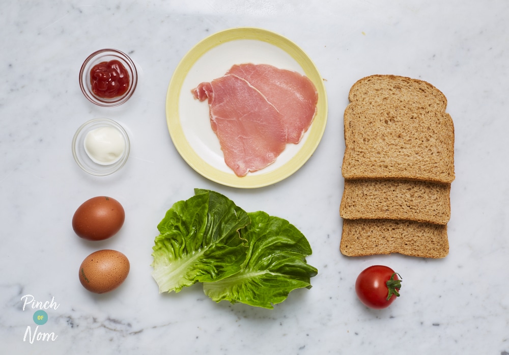 BLT Sandwich - Pinch of Nom Slimming Recipes
