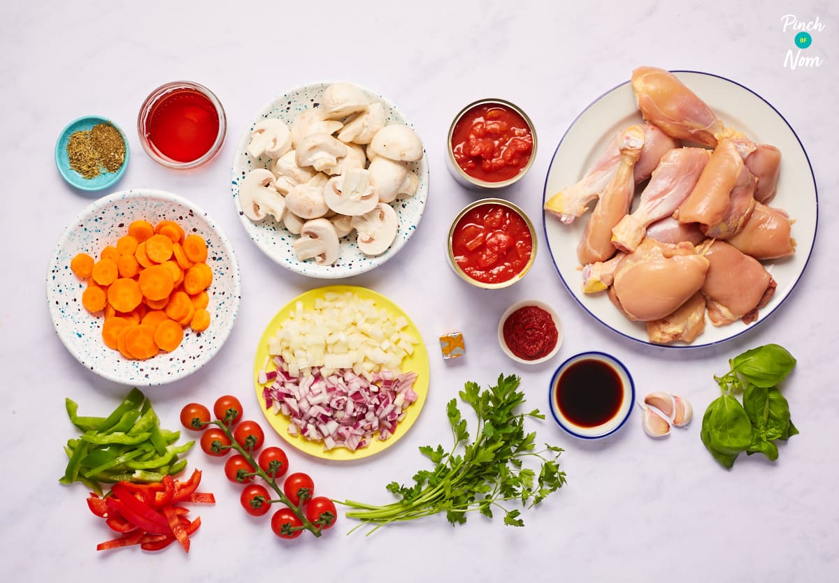 Chicken Cacciatore - Pinch of Nom Slimming Recipes
