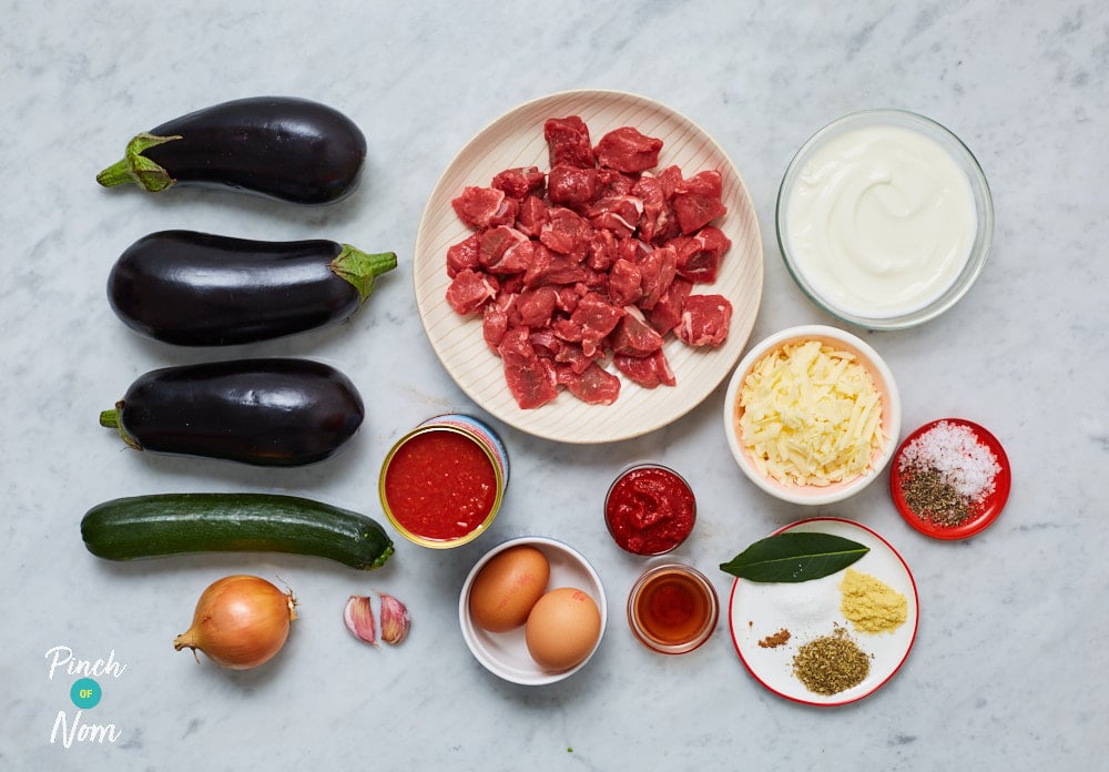 Lamb Moussaka - Pinch of Nom Slimming Recipes