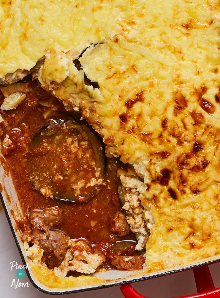 Lamb Moussaka - Pinch of Nom Slimming Recipes