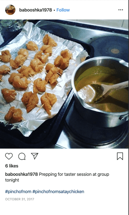 Chicken Satay Skewers - Pinch of Nom Slimming Recipes