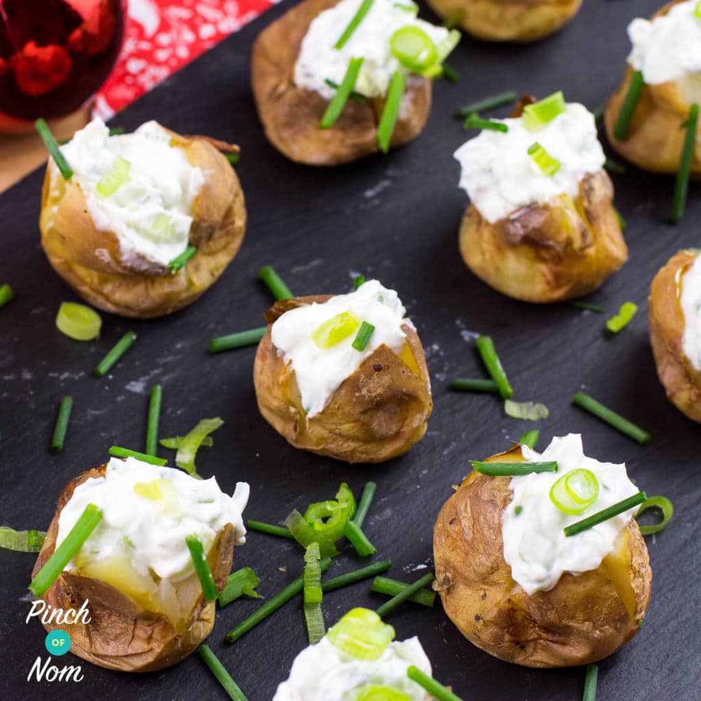 Mini Potato Bites pinchofnom.com