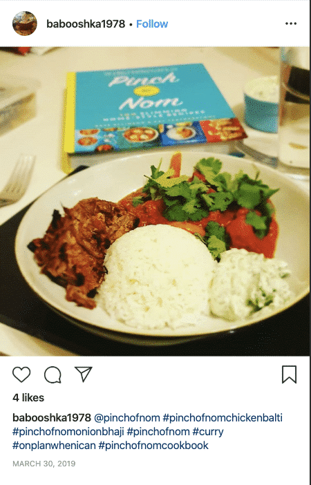Chicken Balti Curry - Pinch of Nom Slimming Recipes