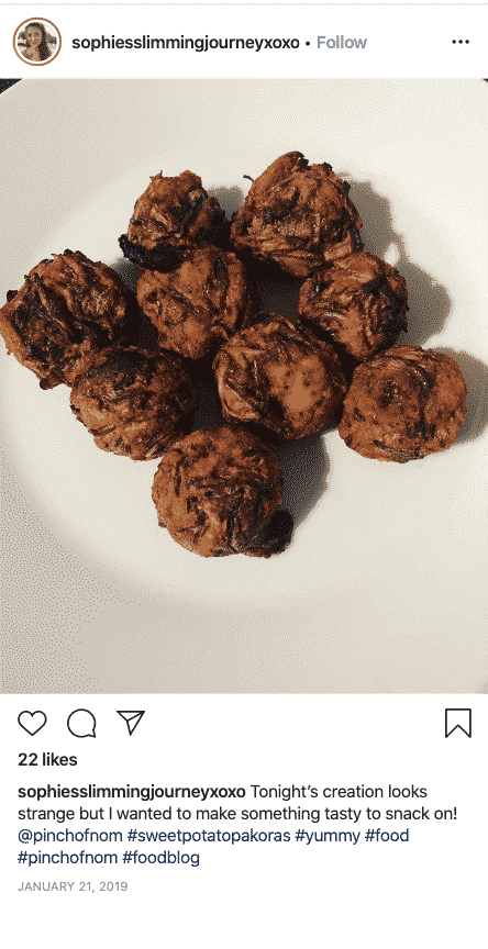 Sweet Potato Pakoras - Pinch of Nom Slimming Recipes