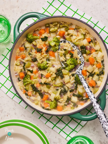 Vegetable Stew with Orzo pinchofnom.com