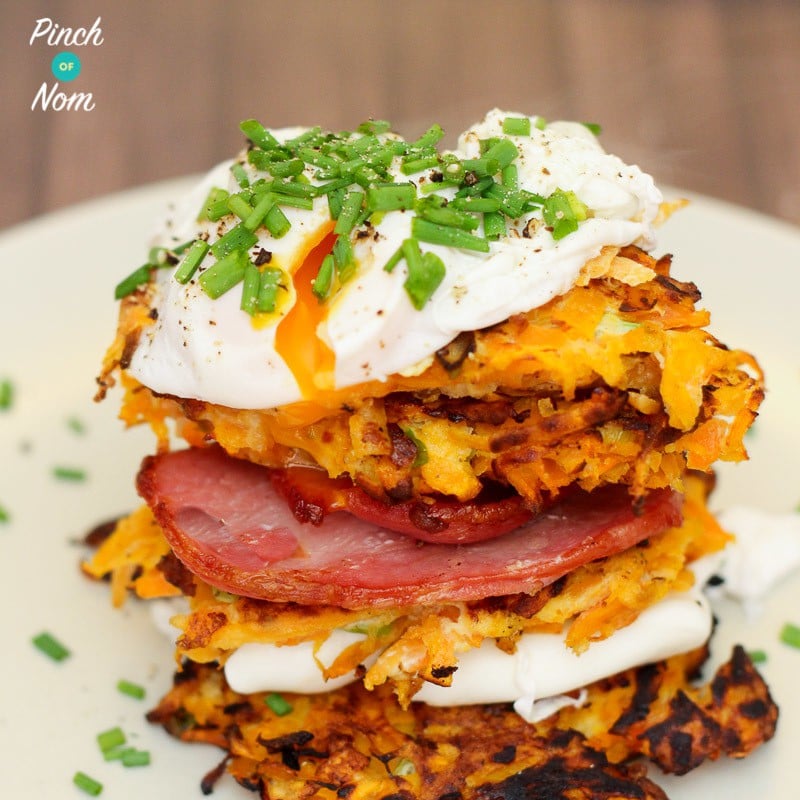 Sweet Potato and Carrot Rostis pinchofnom.com