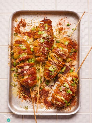 Potato Twisters pinchofnom.com