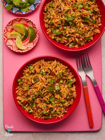 Mexican-Style Rice pinchofnom.com