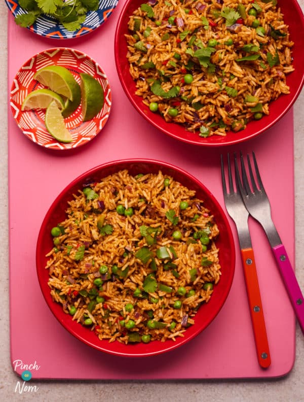 Mexican-Style Rice pinchofnom.com