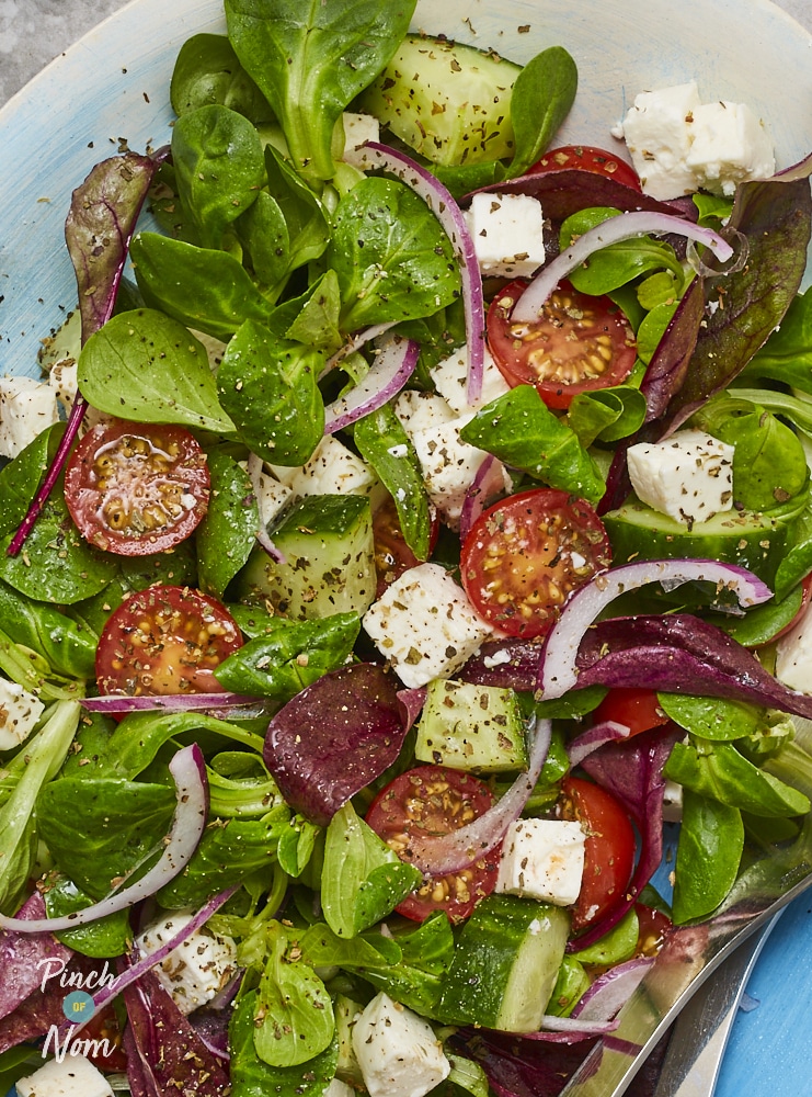 Greek Salad - Pinch of Nom Slimming Recipes