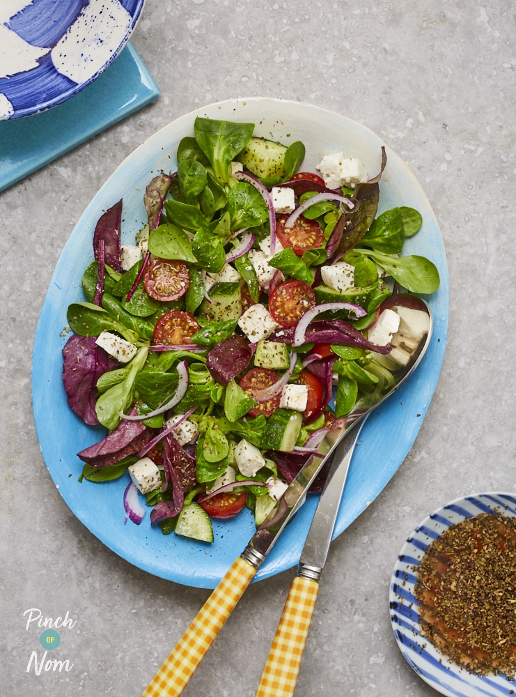 Greek Salad - Pinch of Nom Slimming Recipes