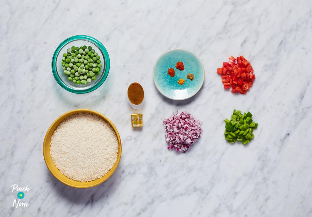 Nando's Spicy Rice - Pinch of Nom Slimming Recipes