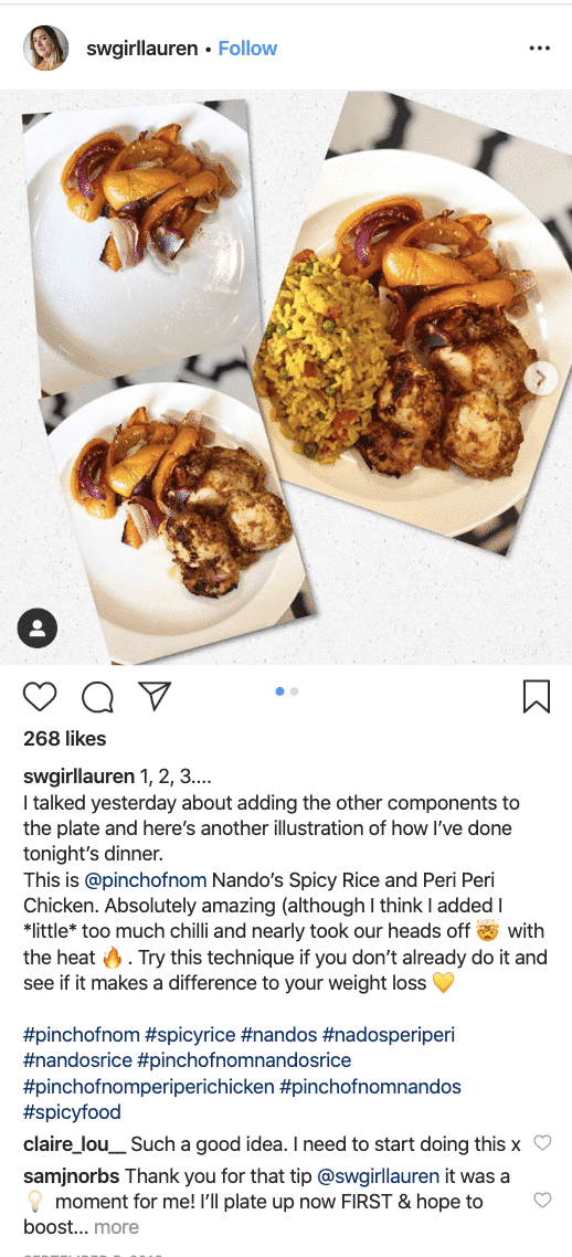 Nando's Spicy Rice - Pinch of Nom Slimming Recipes