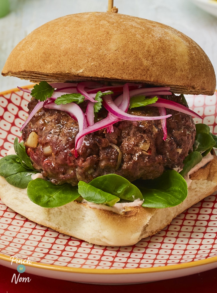 Tex Mex Burgers - Pinch of Nom Slimming Recipes