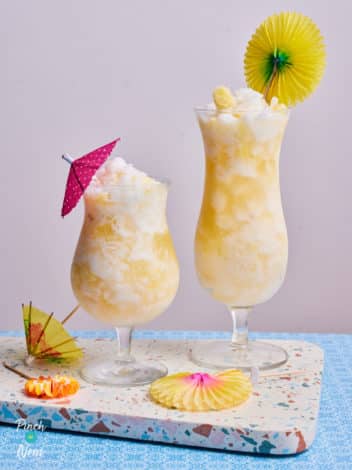 Pina Colada Cocktail pinchofnom.com