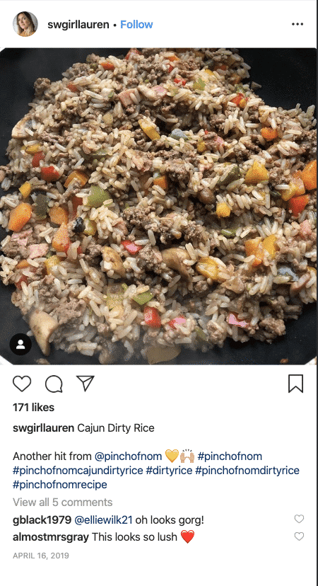 Cajun Dirty Rice - Pinch of Nom Slimming Recipes
