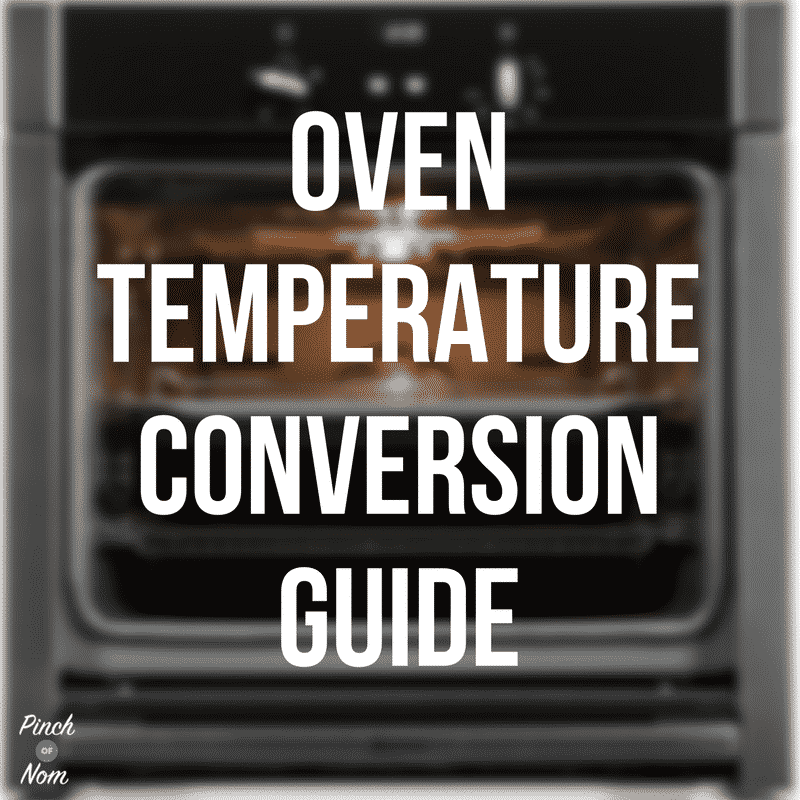 Oven temperature conversion guide