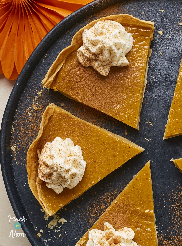 Pumpkin Pie - Pinch of Nom Slimming Recipes