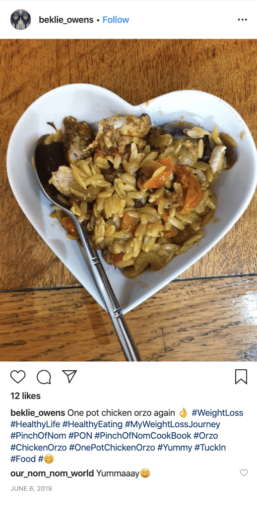 Mediterranean Chicken Orzo - Pinch of Nom Slimming Recipes