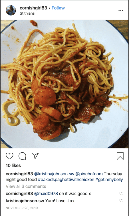 Baked Spaghetti with Chicken - Pinch of Nom Slimming Recipes
