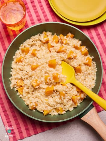 Butternut Squash Risotto pinchofnom.com
