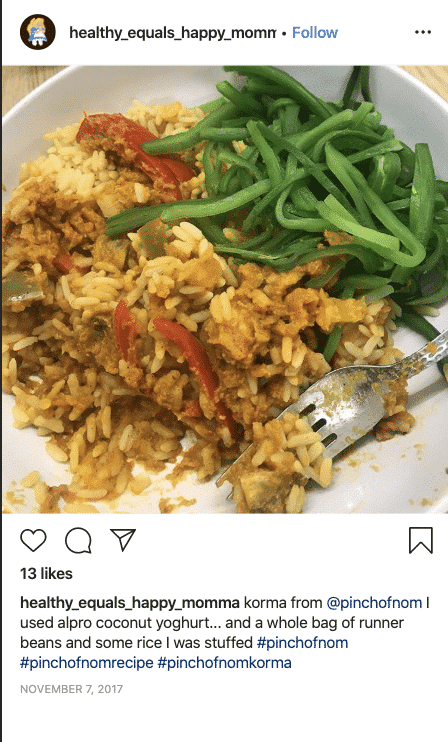 Chicken Korma Curry - Pinch of Nom Slimming Recipes