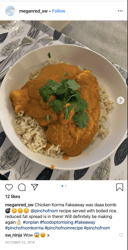 Chicken Korma Curry - Pinch of Nom Slimming Recipes