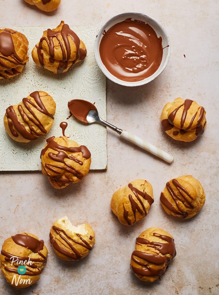 Profiteroles - Pinch of Nom Slimming Recipes