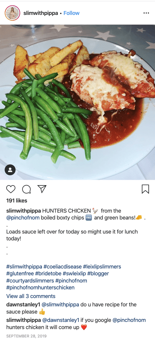 Hunters Chicken - Pinch of Nom Slimming Recipes