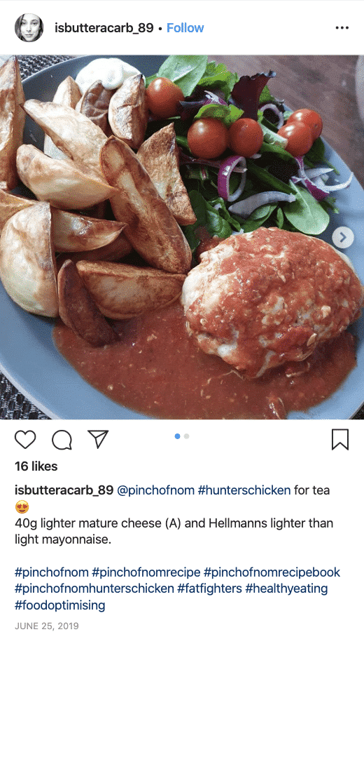 Hunters Chicken - Pinch of Nom Slimming Recipes