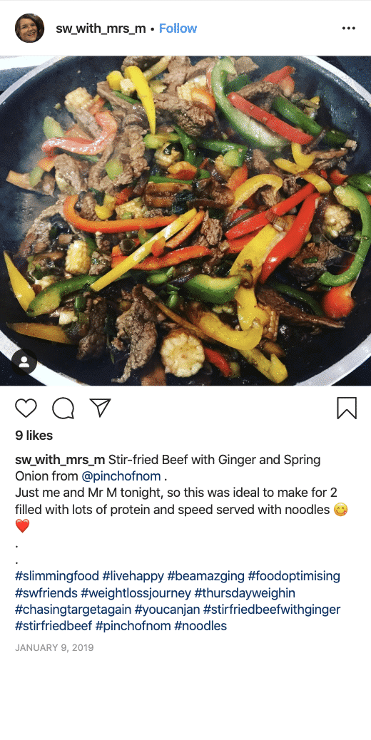 Stir Fried Beef with Ginger and Spring Onion - Pinch of Nom Slimming Recipes