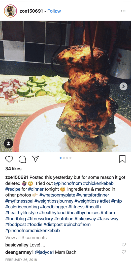 Chicken Kebab - Pinch of Nom Slimming Recipes