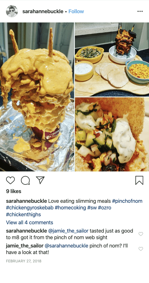Chicken Gyros Kebab - Pinch of Nom Slimming Recipes