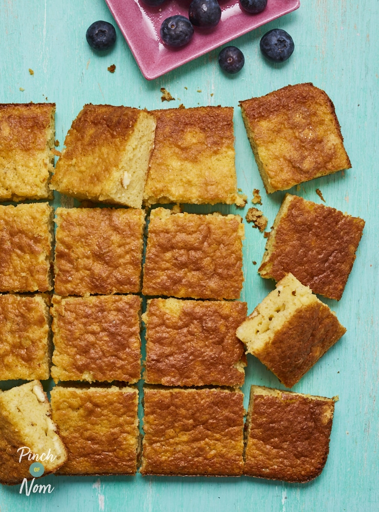 White Chocolate Blondies - Pinch of Nom Slimming Recipes