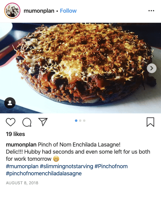 Enchilada Lasagne - Pinch of Nom Slimming Recipes