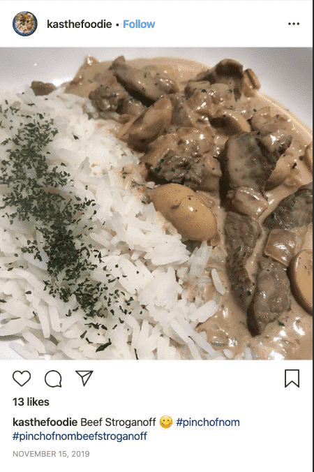 Beef Stroganoff - Pinch of Nom Slimming Recipes