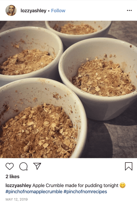 Apple Crumble - Pinch of Nom Slimming Recipes