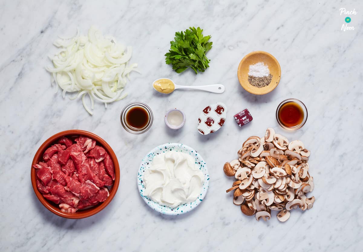 Beef Stroganoff - Pinch of Nom Slimming Recipes