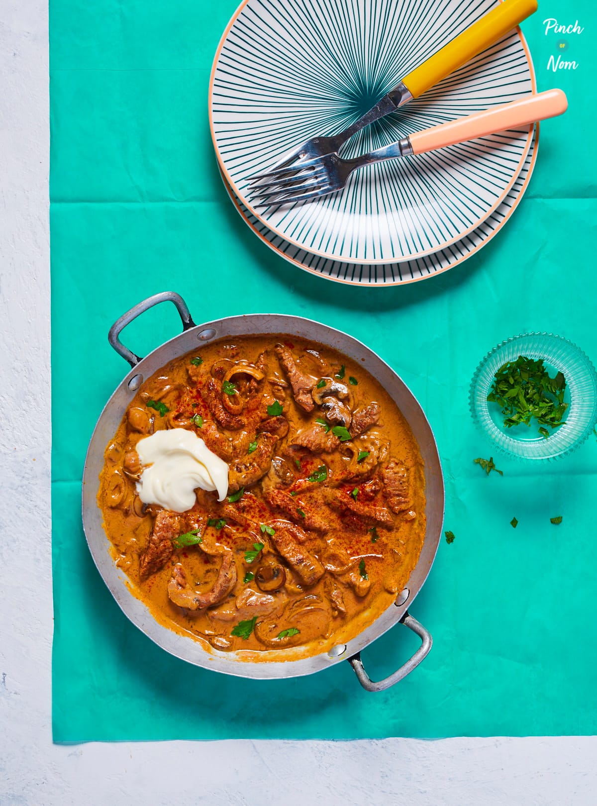 Beef Stroganoff - Pinch of Nom Slimming Recipes