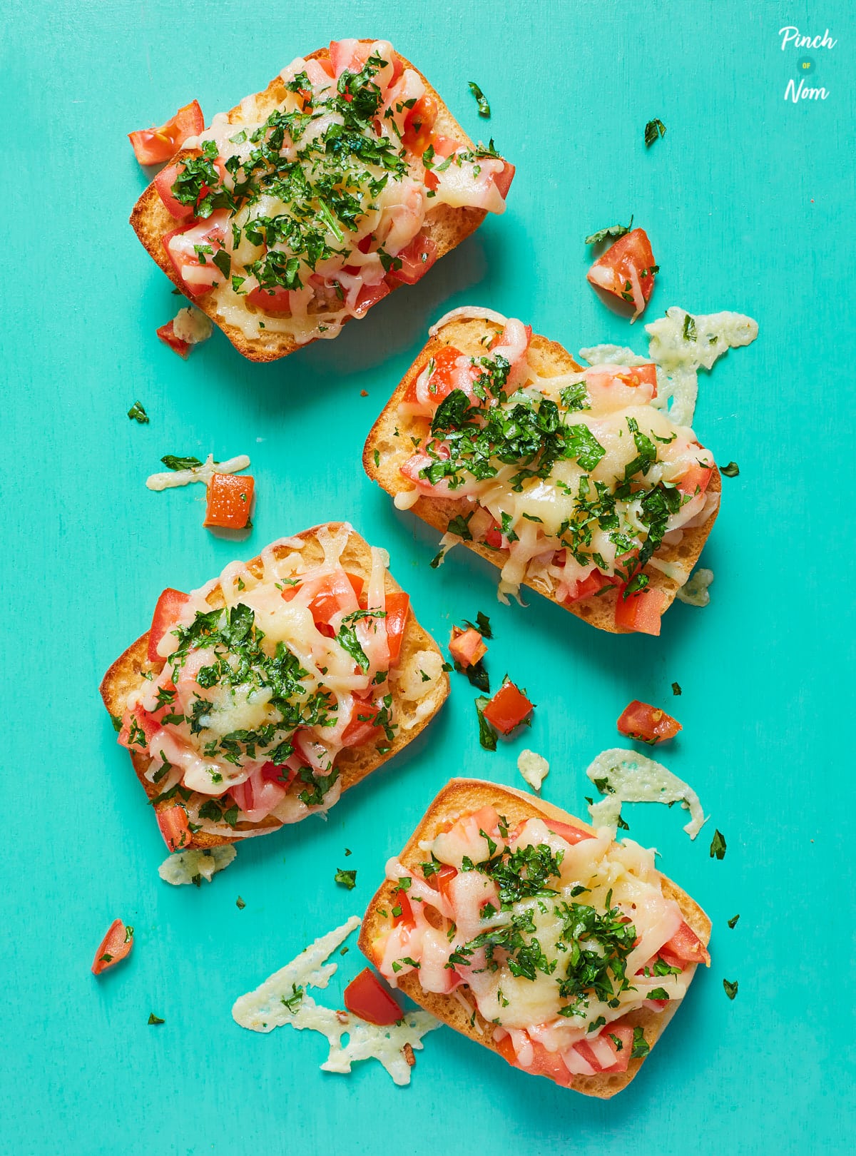 Cheesy Garlic Bread - Pinch of Nom Slimming Recipes