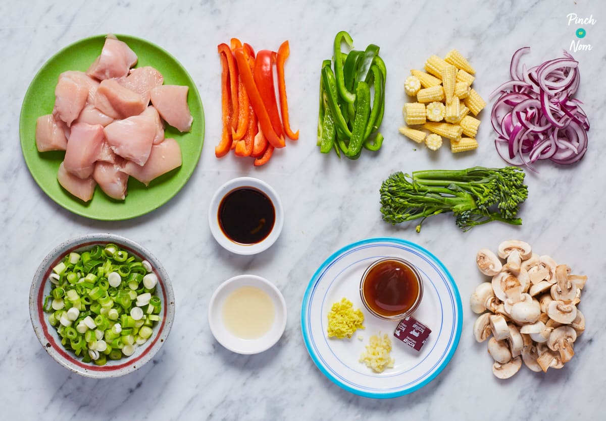 Chicken Mushroom Fakeaway - Pinch of Nom Slimming Recipes