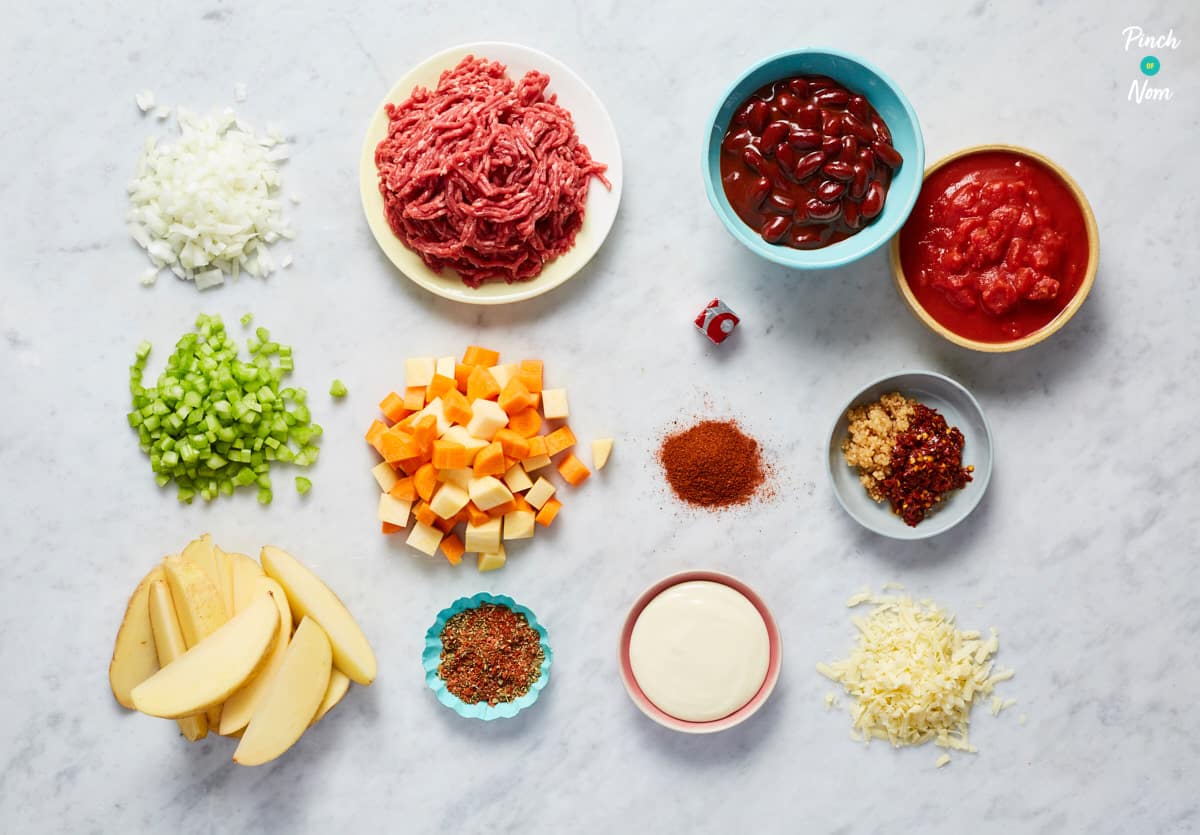 Chilli Cheesy Nachos - Pinch of Nom Slimming Recipes